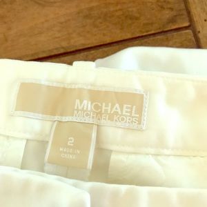 Michael Kira dress white pants